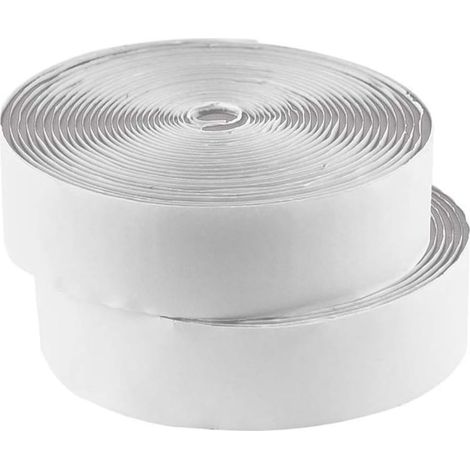 Rouleau de ruban auto-agrippant avec adhésif haute résistance - Bandes adhésives de fixation avec dos autocollant pour la couture, les loisirs créatifs et le bricolage - Usage intérieur ou extérieur