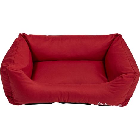 Sofa pour Chien Waterproof - Panier Imperméable, Durable et Tout Confort pour Petits à Grands Chiens - Facile à Laver - Couleur Rouge XL, 120 x 82 x 27 cm (1/5)