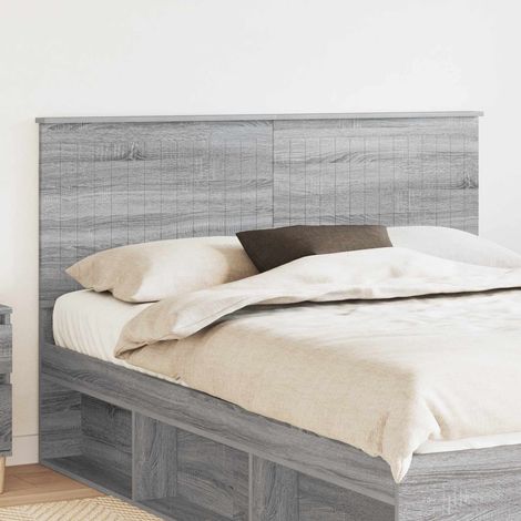 Tête de lit-Panneau de lit Gris Sonoma 150 cm Bois d'ingénierie 433323 (1/5)