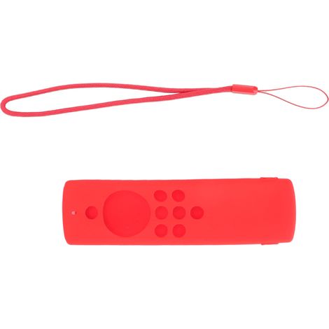 Rote Silikon-Schutzhülle für die Fire TV Stick Lite Fernbedienung, abwaschbar und stoßfest. (1/5)