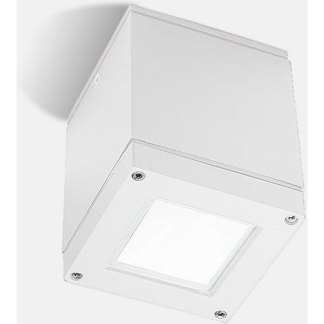 LEDS C4 Afrodita Spot encastré extérieur en saillie 9 cm blanc GU10 8 W IP54