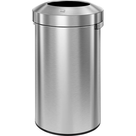 EKO - Poubelle Urban 120 litres - Stainless Steel - inox mat