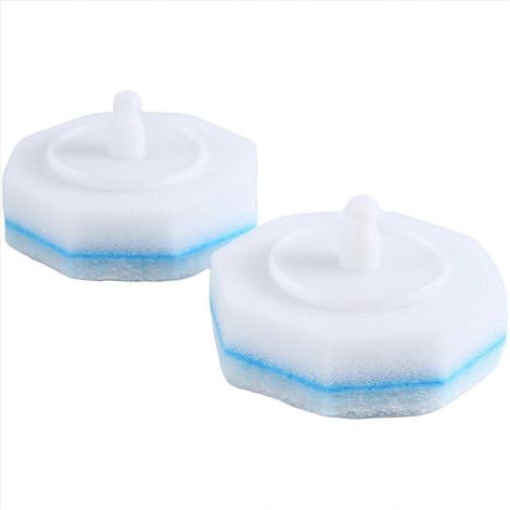 Brosse de toilette améliorée, tête de brosse jetable pour le nettoyage des toilettes (1/5)
