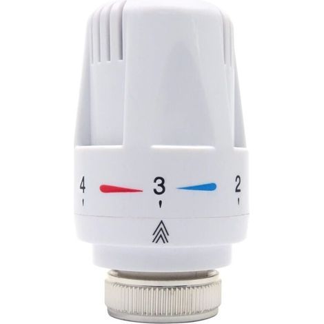 Tête De Vanne Thermostatique Automatique Standard Pour Radiateur Fixe Rechange (1/4)