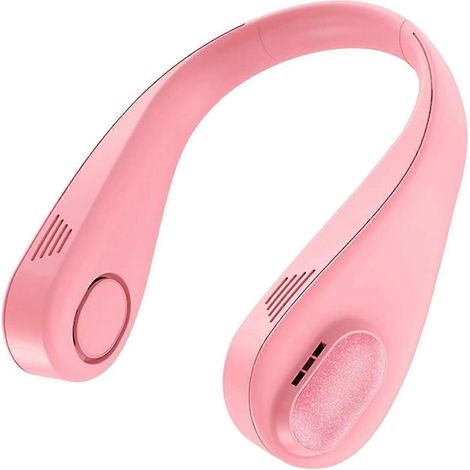 Tragbarer USB-Nackenventilator, Mini-Kühler, Halskettenventilator, wiederaufladbarer Mini-USB-Ventilator für drinnen und draußen im Sommer (1/5)