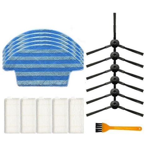 Filtre HEPA, brosse latérale, chiffons de nettoyage pour aspirateur robot iLife V55 Pro - Accessoires de rechange (1/5)