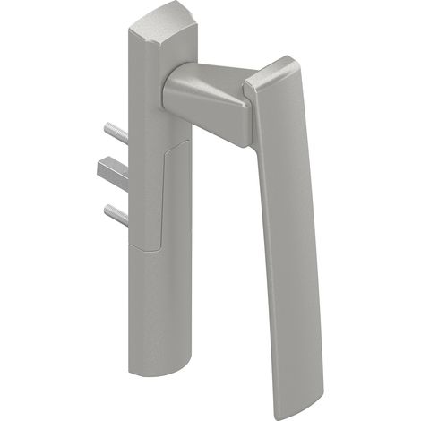 Poignée Serena déportée gauche P/profil ep 33 à 47 mm Gris - CROISEE DS - DS8522-G893 (1/2)