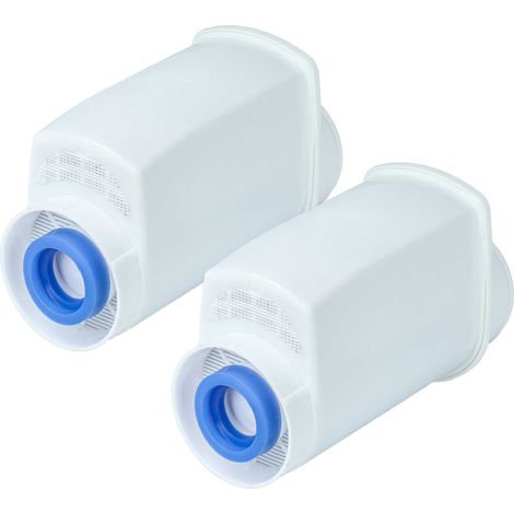 vhbw 2x Wasserfilter Filter kompatibel mit Gaggenau CM250, CM 450 111, CM 450 101 Kaffeevollautomat, Espressomaschine Weiß