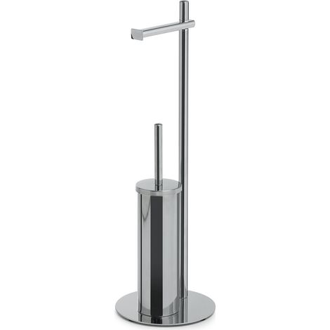 Sapho Accessori bagno Gedy - Portarotolo e scopino WC, cromo 143213 (1/5)
