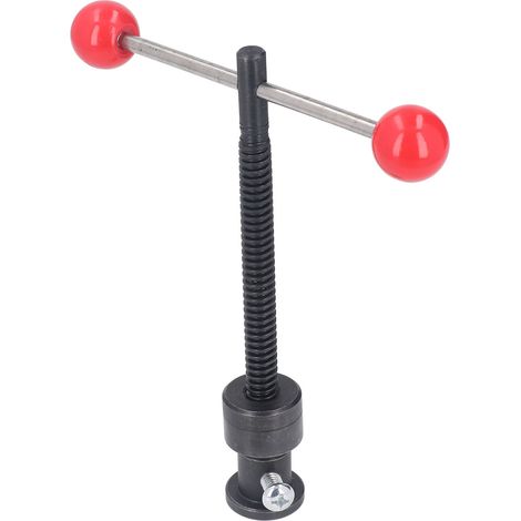 Serre-joint en T pour établi, en acier robuste, filetage clair, pour la menuiserie, T12 x 180 mm (1/5)