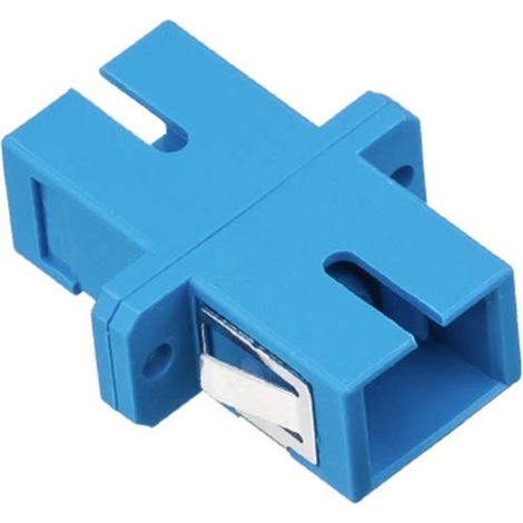 Elfcam - Lot de 5 Adaptateurs Fibre Optique SC/UPC Femelle à Femelle - Simplex Monomode, Haute Précision