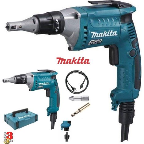 Trade Shop - Makita Fs6300rxj 570w Atornillador Reversible Para Tornillos Autoperforantes Para Tabiquería Seca - (1/2)