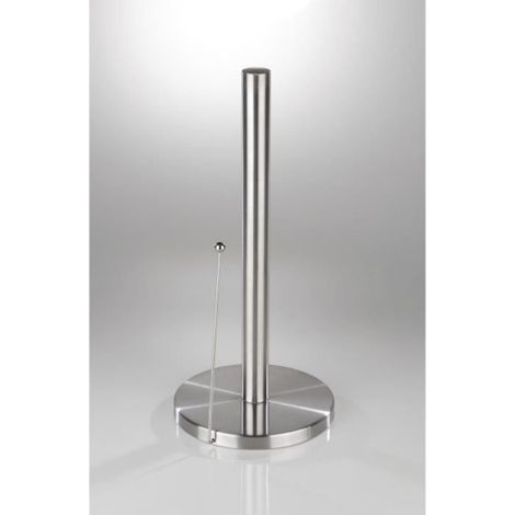 Porte-Rouleau Essuie-Tout - Acier Inoxydable - Design Compact 15x33x15 cm - Argent Mat - 1 Pièce (1/2)