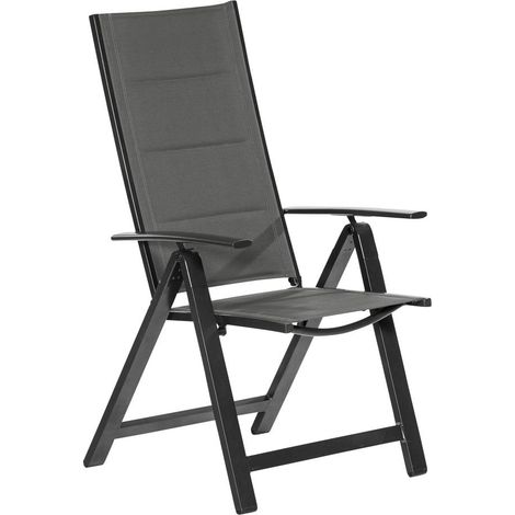 Florenz Klappsessel gepadded Alu/Textilen