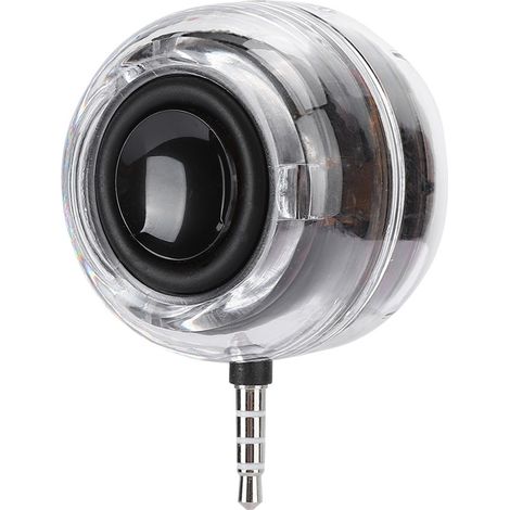 Mini-enceinte portable avec prise jack 3,5 mm, kit mains libres, lecteur audio et musique pour téléphone et ordinateur. (1/5)