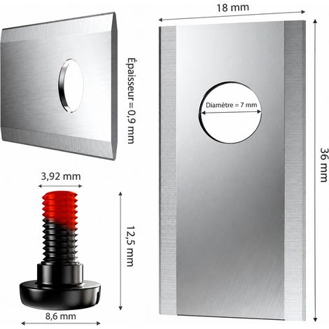 36 pièces argenté lames robot tondeuse Sunseeker sans revêtement lot de 36 pièces 8 × 7 × 7 cm 200 g – Livraison gratuite