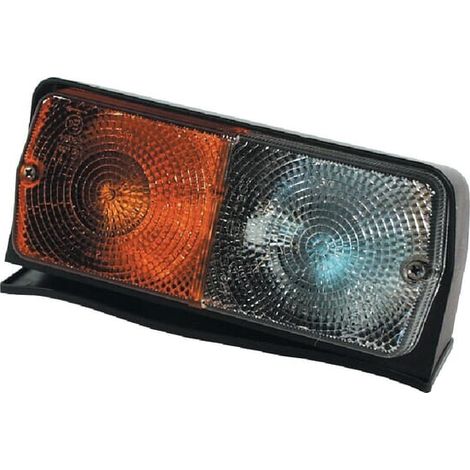 Luz de galib贸 e intermitencia hal贸gena frontal'rectangular 12 V 谩mbar / transparentee atornillable 196 x 74 x 74 mm Cobo COBO (1/2)