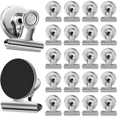 20er-Set Kühlschrankmagnete, starke Magnetclips, für Büro und Whiteboard (1/5)