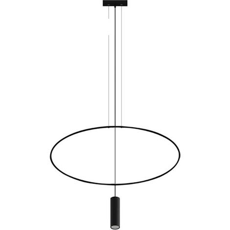Hängeleuchte Pendellampe Deckenlampe LED Schwarz Stahl 2-Flammig Küchenleuchte (1/5)