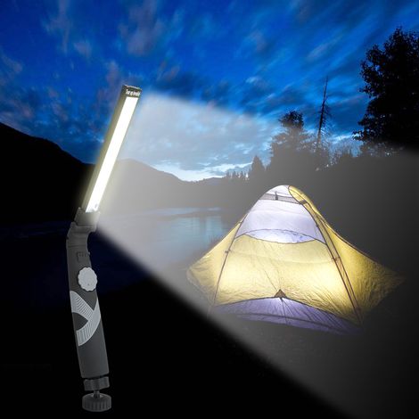 Tragbare LED-Arbeitsleuchte, USB-aufladbar, faltbar, Taschenlampe, Notlicht (1/5)