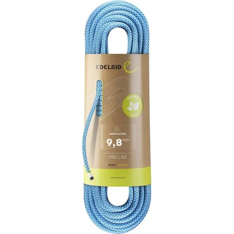 Cuerda dinámica Edelrid Heron Eco Dry de 9,8 mm y 70 m - menta helada
