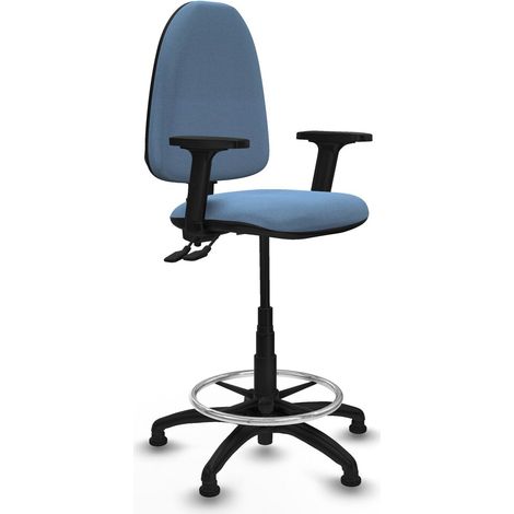 Sedia da Ufficio Piqueras y Crespo B2D01RT Blu cielo Alta (1/5)