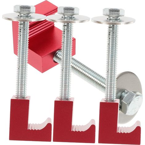 Lot de 4 crochets de fixation en aluminium pour coffre à outils de cam (1/5)