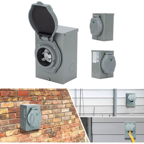 Prise de courant RV 30A, interface à 4 broches, station de charge, 125V/250V (AON1554) (1/5)