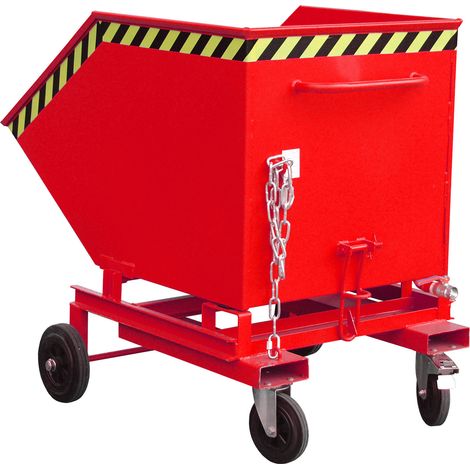 Bauer Späne-Kastenwagen SKW-ET 600, lackiert, Feuerrot