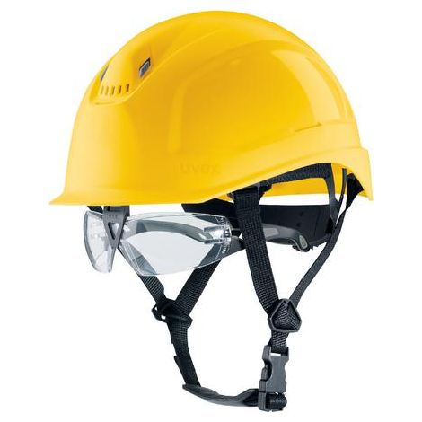 Schutzhelm uvex pheos S-KR IES 9772144 gelb mit Lüftungen (1/2)