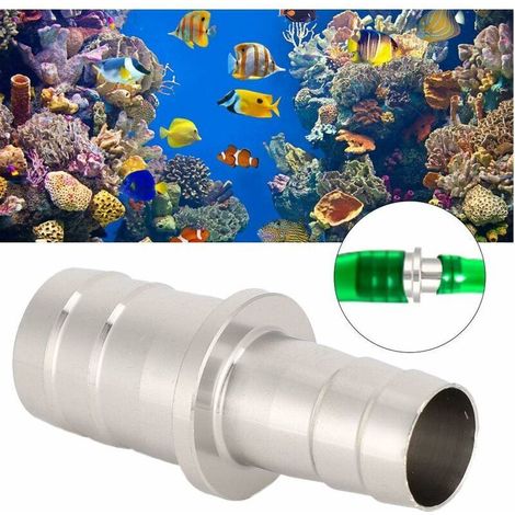 Adaptateur de tuyau d'aquarium en acier inoxydable réservoir de poissons adaptateur de tuyau d'eau convertisseur convertisseur de tuyau de tuyau d'aquarium raccord de raccord de tuyau(12 mm à 16 mm) (1/3)