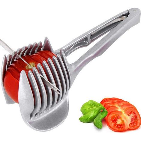 Affettatrice per pomodori, affettatrice per patate, affettatrice per uova, affettatrice per verdure, affettatrice per pomodori, affettatrice per cipolle, affettatrice per agrumi, pinze per pomodori, m (1/5)