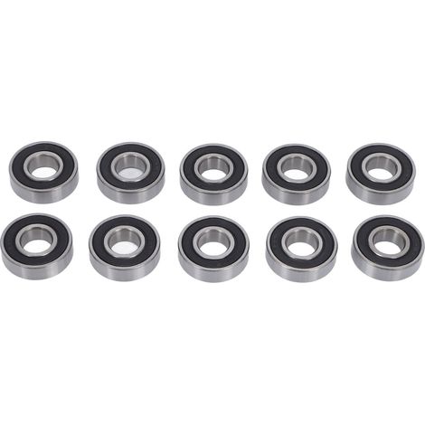 10 roulements 6001RS, roulements à billes à gorge profonde 6001‑2RS pour motos électriques, vélos, pompes de piscine (1/5)
