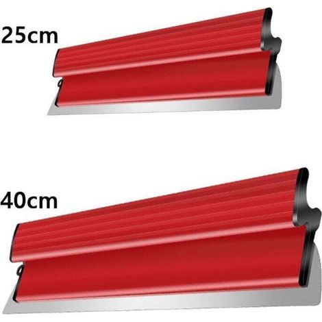2pcs Lame à lisser 25cm+ 40cm pour outils muraux, peinture, écumage, lame flexible,Couteau à lisser mural réutilisable