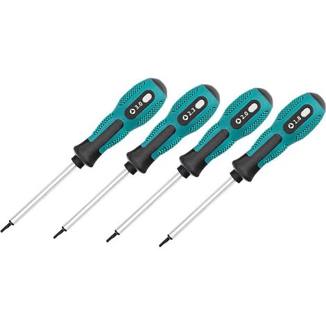 [Yuexinghui] (Intellectual Property Disposal) (ZH) Triangular Screwdriver Set [Positive Triangular 1.8/2.0/2.3/3.0MM] 4-Piece Set