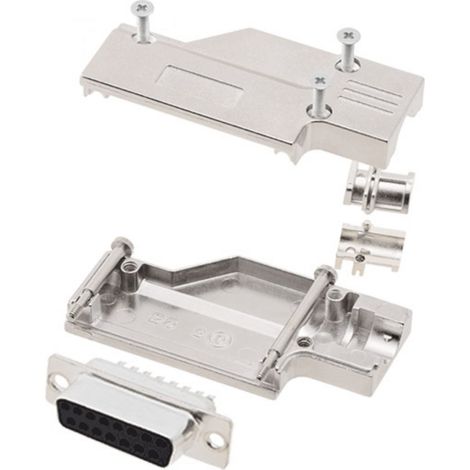 encitech DCMR-FK-09-DBS-K 6355-0065-11 D-SUB Buchsenleisten-Set 90 ° Polzahl: 9 Lötkelch 1 Set
