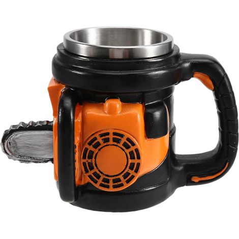 Kettensägenbecher, Elektrosägenbecher, doppelwandiger Outdoor-Becher 300 ml (1/5)