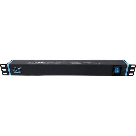 Bloc multiprise 19" 8 prises 1U avec interrupteur (1/5)