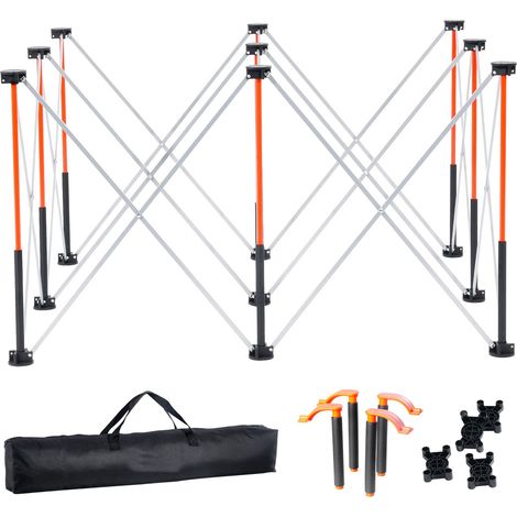 Support de travail pliant 1267 x 665 mm, établi repliable, capacité 1135 kg, sans montage, sac transport, usage polyvalent (1/5)