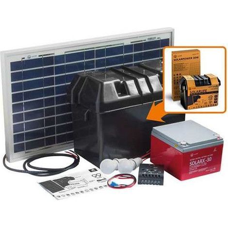 Kit solar 30W-12VCC