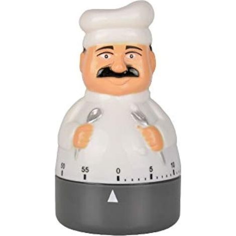 Minuteur mécanique 60 minutes, minuteur de cuisine, réveil sonore, compteur (1/4)