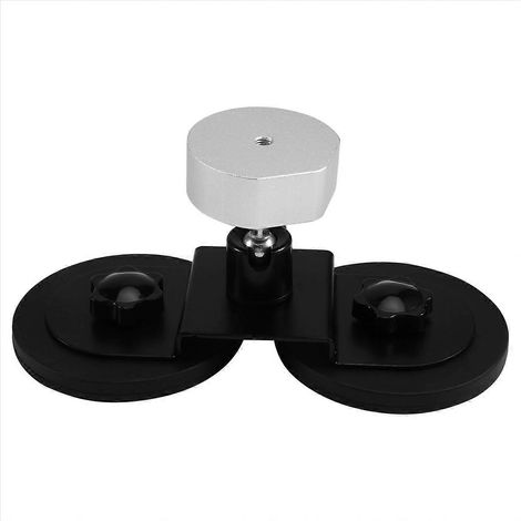 Support magnétique de toit pour mini voiture, camping-car, camion, avec antenne à angle réglable, couleur argent. (1/5)