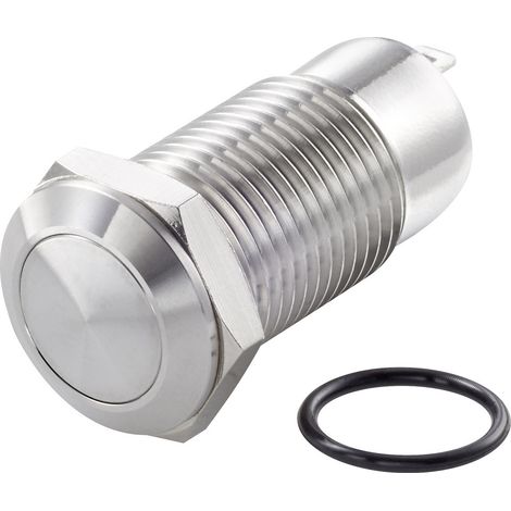 TRU COMPONENTS TC-7494668 TC-GQ12-CH-10Z/J/S Drucktaster 36 V/DC 1 A 1 x Aus/Ein rastend IP40 1 St (1/3)