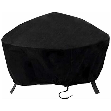 Couverture de foyer pour barbecue Couverture de bâche pour barbecue Couverture de foyer extérieur Couverture de foyer extérie