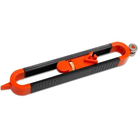 Precision woodworking ruler – Lockable profile marking ruler with adjustable radius of irregularity for accurate measurements (1/5)