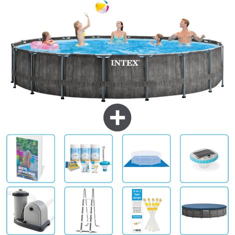 Intex Piscine Prism Frame Ronde - 549x122 cm - 9-pièces  S576
