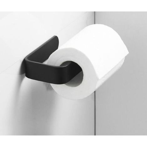 Porte-Papier Hygiénique, Auto-Adhésif ou à Visser, Distributeur de Papier Hygiénique Mural Antirouille pour Salle De Bain Et Cuisine (1/4)