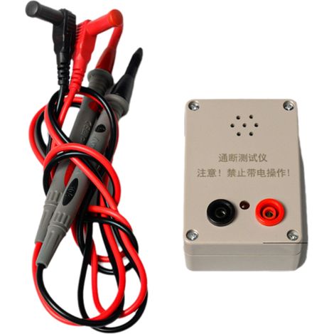 Nuevo comprobador de zumbador de 9 V para interruptores de cables eléctricos, continuidad de encendido/apagado para medición de circuitos.