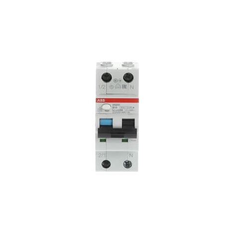 Disjoncteur Différentiel DS201 - 1P+N - 30 mA - 10 A - B - Type A - ABB2CSR255180R1105 (1/3)