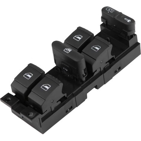 Elektrischer Fensterheberschalter für die Fahrerseite, passend für Golf, Jetta, Bora, Passat, B5, SEAT, Leon und Toledo (1999-2006). (1/5)